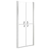 Puerta de ducha Vidaxl 86x190 cm ESG transparente