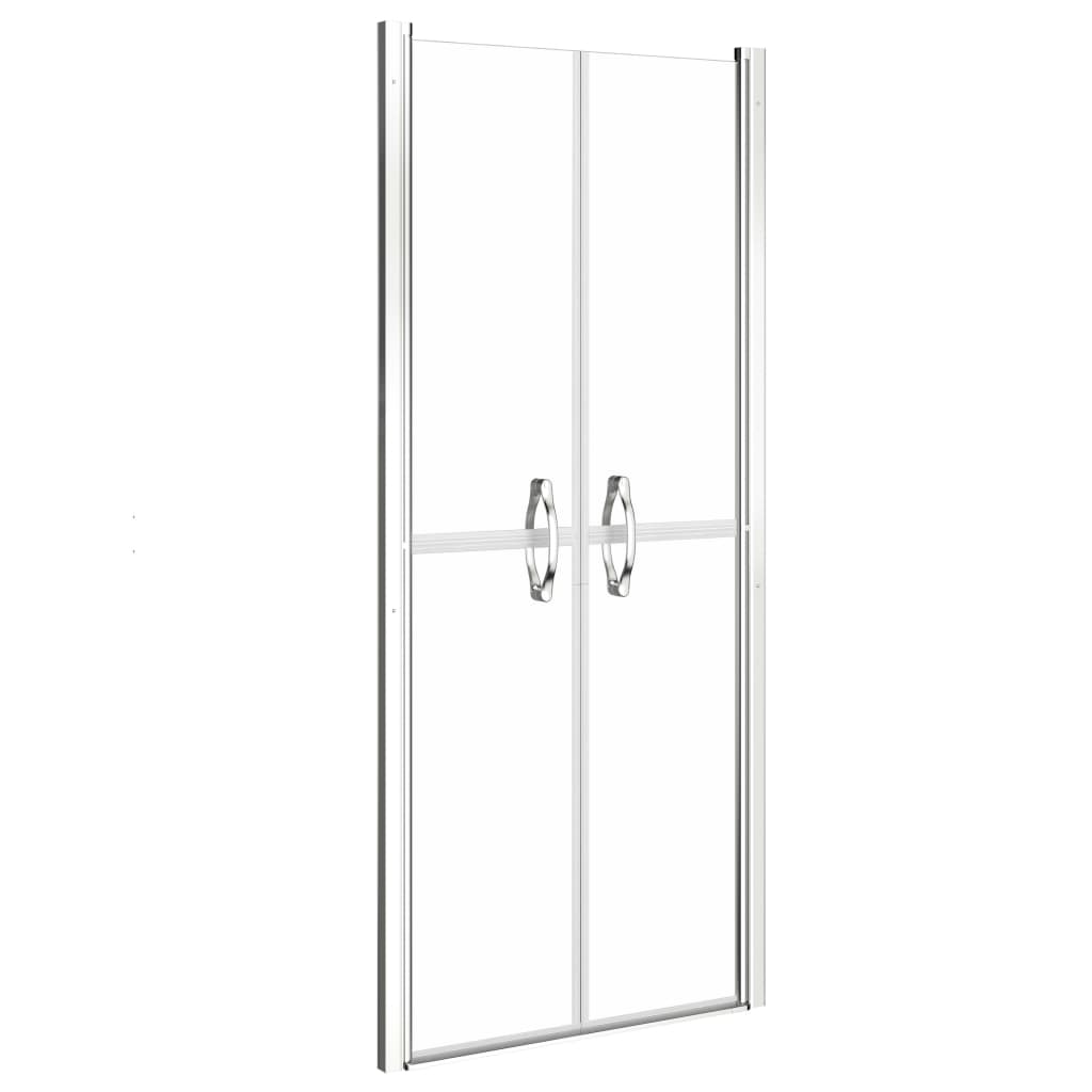 Puerta de ducha Vidaxl 86x190 cm ESG transparente