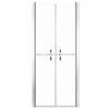 Puerta de ducha Vidaxl 86x190 cm ESG transparente