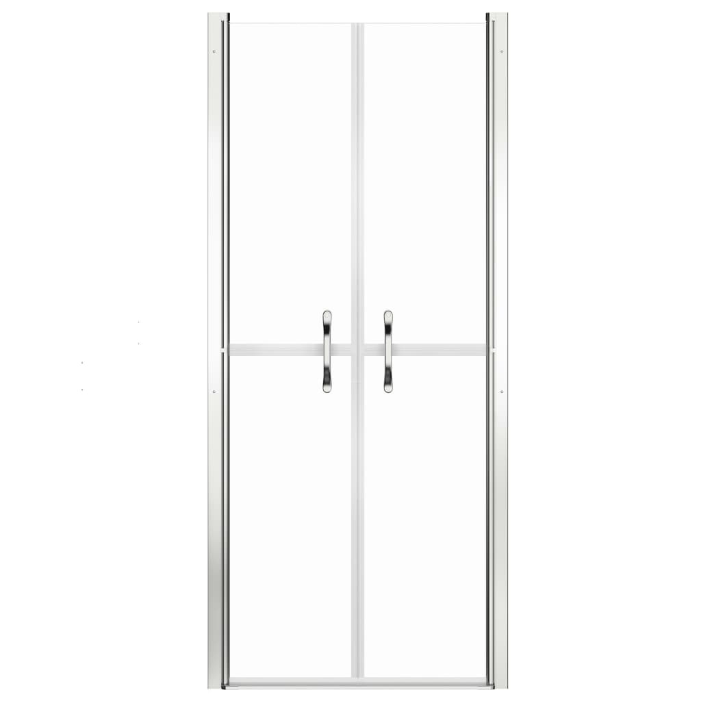 Puerta de ducha Vidaxl 86x190 cm ESG transparente