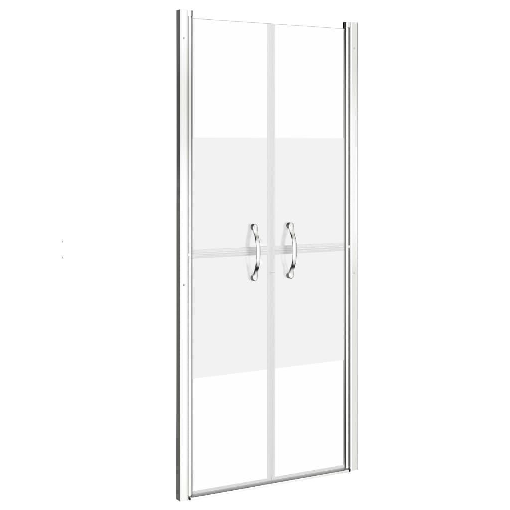 Vidaxl douchedeur 76x190 cm esg halfmat