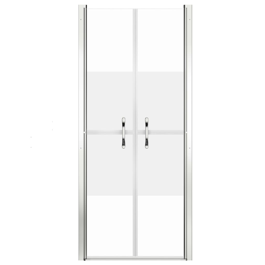 Vidaxl douchedeur 76x190 cm esg halfmat