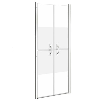Puerta de ducha Vidaxl 91x190 cm ESG Halfmat