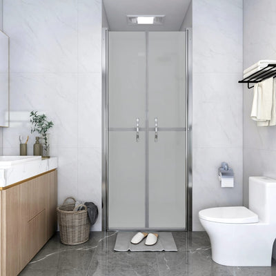 Puerta de ducha Vidaxl 81x190 cm esg mate