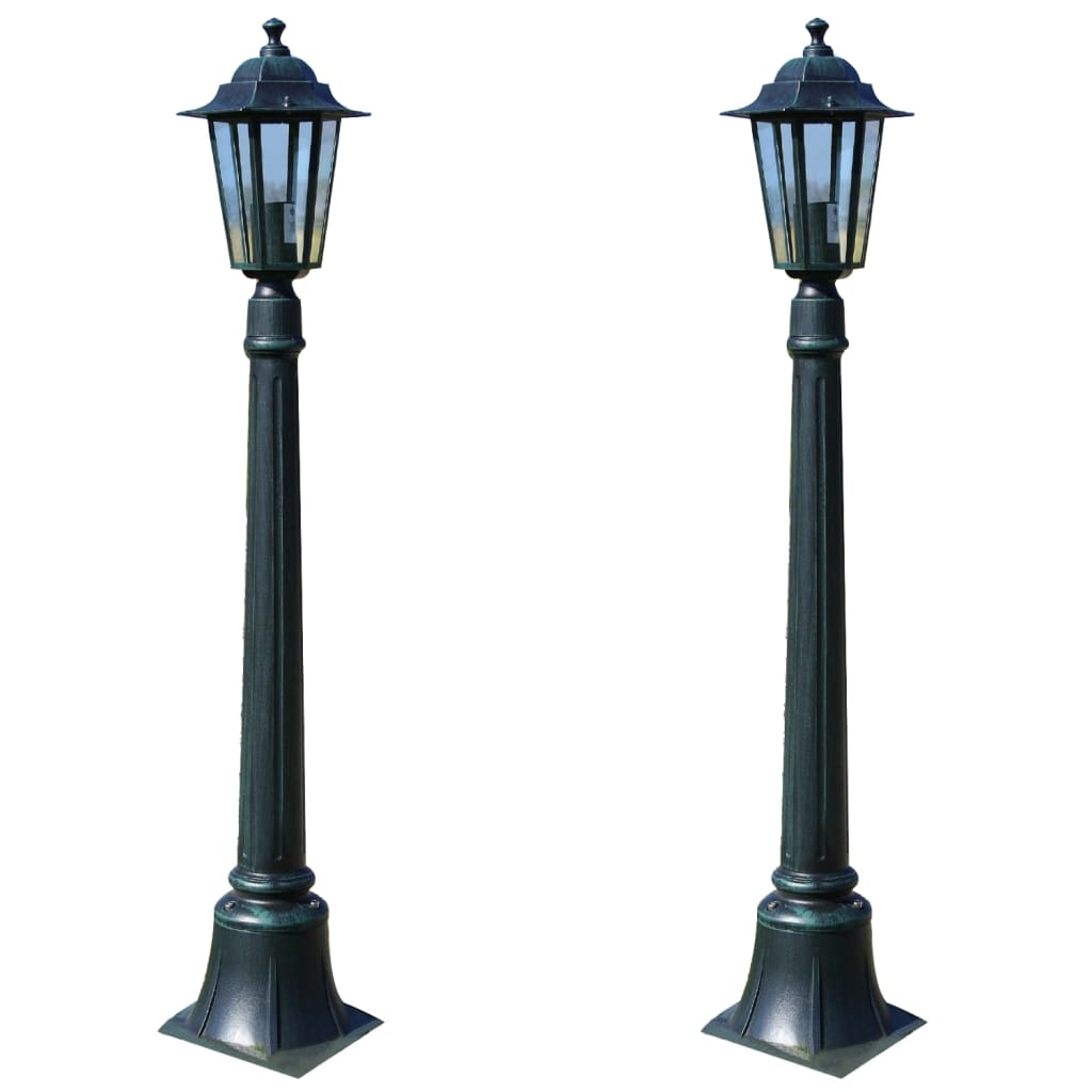 Lámparas de jardín Vidaxl 2 St Preston 105 cm