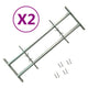 Vidaxl Protección de la ventana Ajustable 2 PCS 700-1050 mm