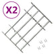 Protección de la ventana Vidaxl Ajustable 2 ST 1000-1500 mm