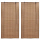 Vidaxl Roller Blinds 2 pezzi 120x220 cm Bamboo Brown