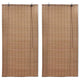 Vidaxl Roller Blinds 2 St 150x220 cm Bamboo Brown