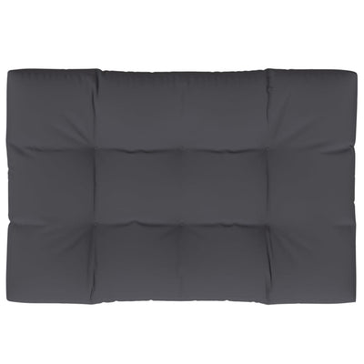 Vidaxl Pallet Cushion 120x80x12 cm tessuto antracite -colorato
