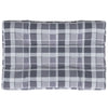 Cuscino Vidaxl pallet 120x80x12 cm Modello diamantato in tessuto grigio