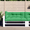 Cojines de paleta Vidaxl 3 st tela verde