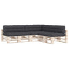 Vidaxl Bank Cushions Pallet 7 St Antracite
