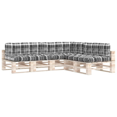 Vidaxl Bank Cushions Pallet 7 st y Gray