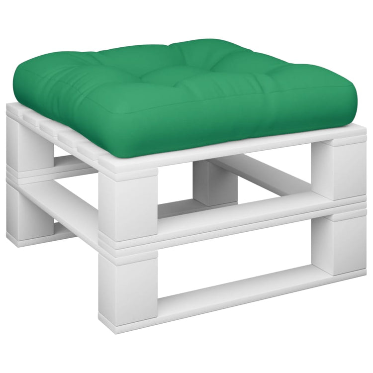 Vidaxl Pallet Cuscino 58x58x10 cm Green