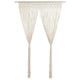 Cortina Vidaxl Macramé 140x240 cm de algodón