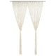 Cortina Vidaxl Macramé 140x240 cm de algodón