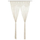 Cortina Vidaxl Macramé 140x240 cm de algodón