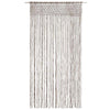 Cortina de Vidaxl Macramé 140x240 cm Topo de algodón