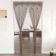 Vidaxl Curtain Macramé 140x240 cm Cotton Taupe