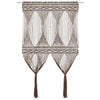 Vidaxl Curtain Macramé 140x240 cm Cotton Taupe