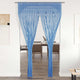 Vidaxl Curtain Macramé 140x240 cm blu cotone
