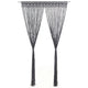 Cortina Vidaxl Macramé 140x240 cm de algodón antracita