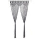Vidaxl Curtain Macramé 140x240 cm Antracite di cotone