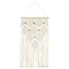 Vidaxl Wall appendiabiti macramé 40x80 cm cotone