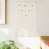 Vidaxl Wall appendiabiti macramé 40x80 cm cotone