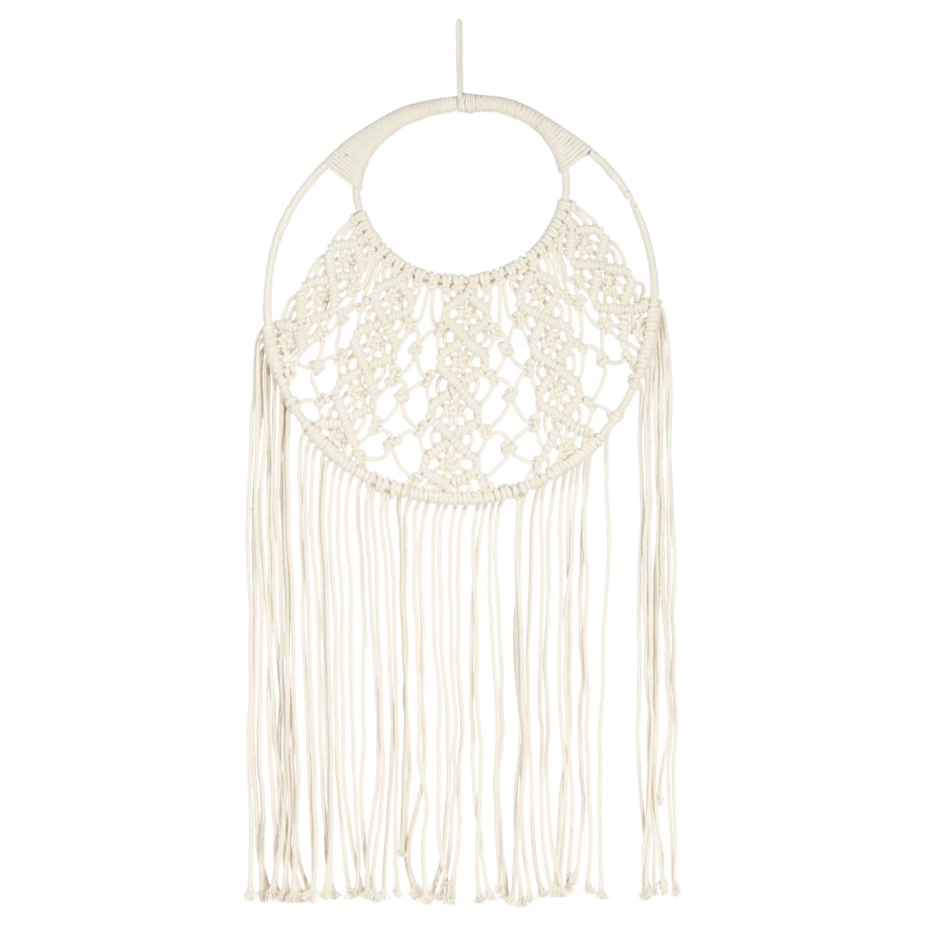 Colgadora de pared Vidaxl Macramé 40x80 cm de algodón