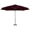 Vidaxl zweefparasol met aluminium paal 300 cm rood