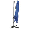 Vidaxl Parasolo galleggiante con polo e illuminazione a LED a 300 cm blu azzurro