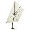 Vidaxl Parasolo galleggiante con doppio tetto 300x300 cm sabbia