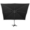 Vidaxl Parasolo galleggiante con doppio tetto 400x300 cm nero