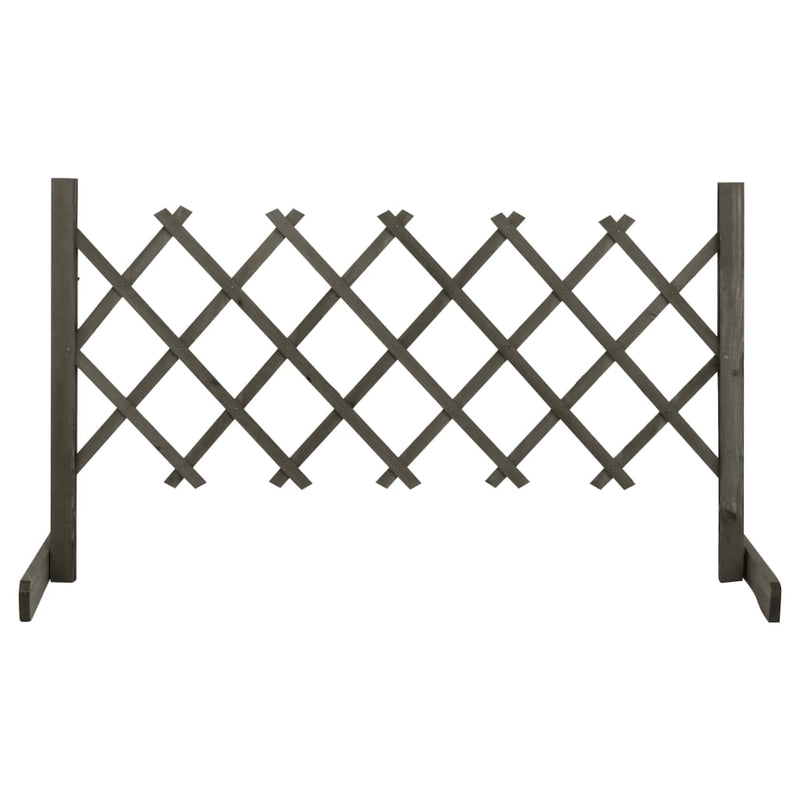 Vidaxl Garden Slat Work 120x60 cm Solid Pine Gray