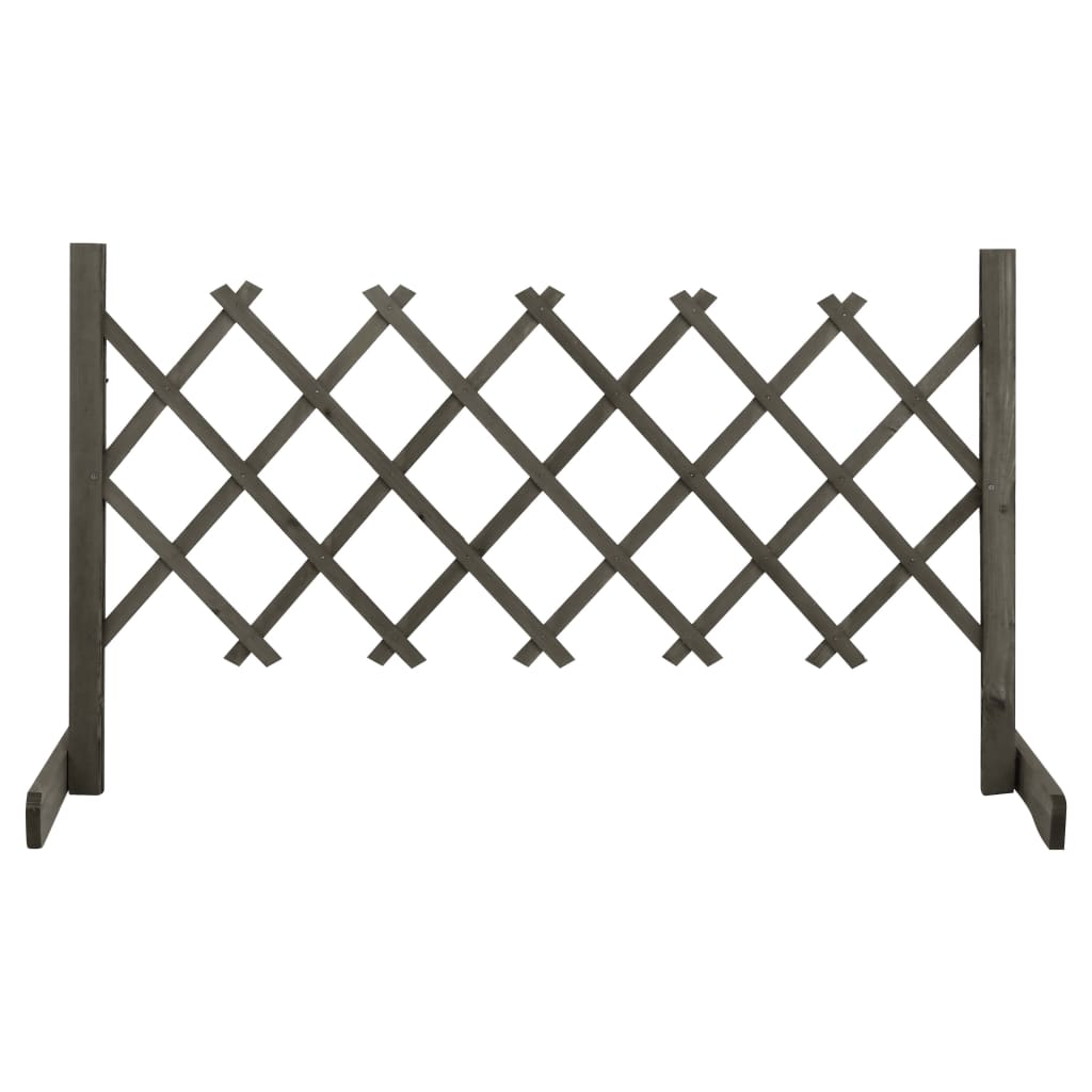 Vidaxl Garden Slat Work 120x60 cm Solid Pine Gray
