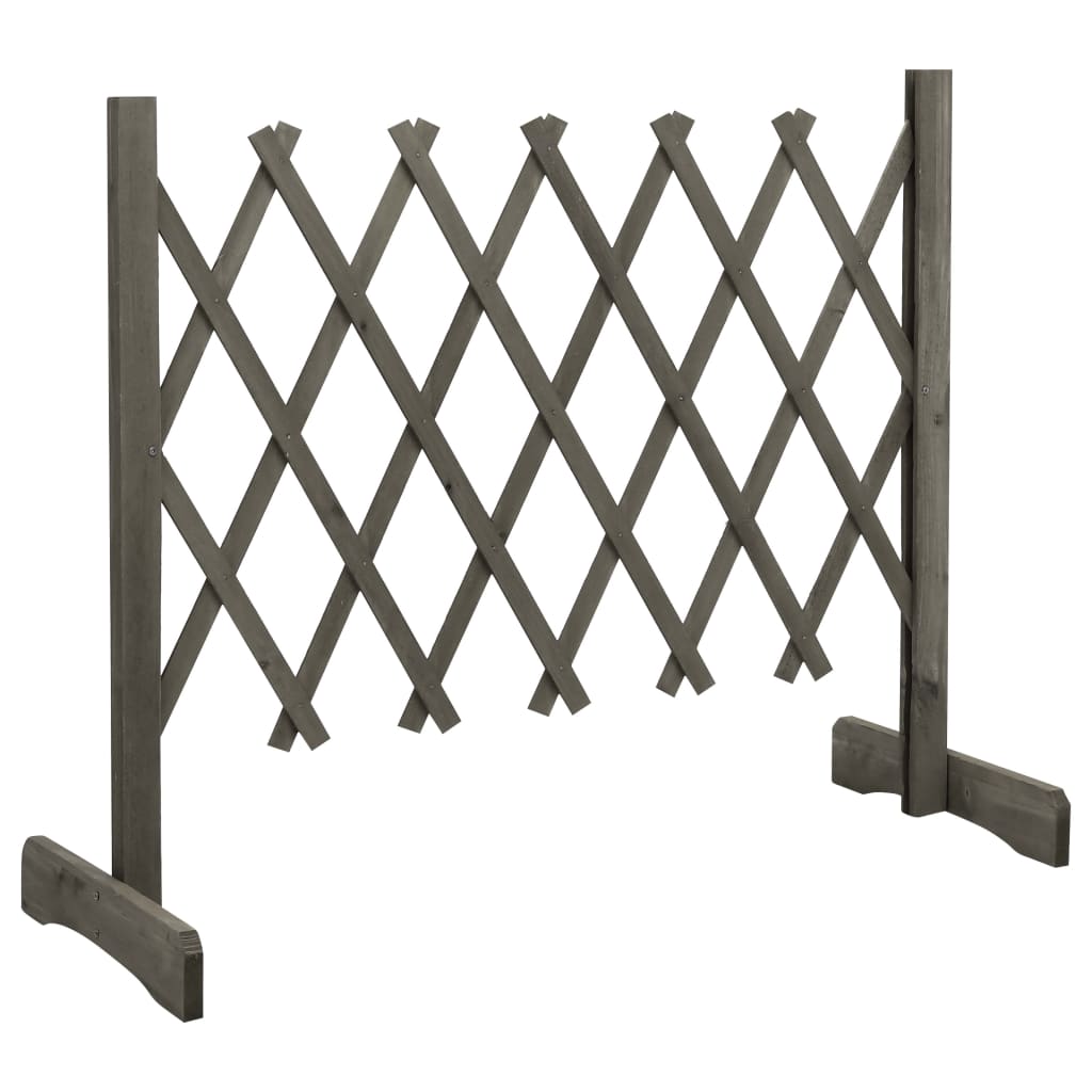 Vidaxl Garden Slat Work 120x60 cm Solid Pine Gray
