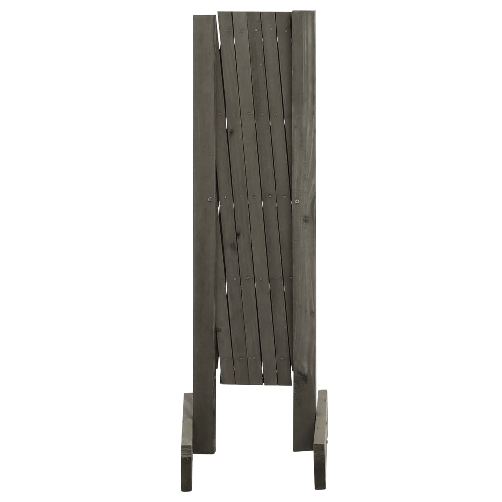 Vidaxl Garden Slat Work 120x60 cm Solid Pine Gray