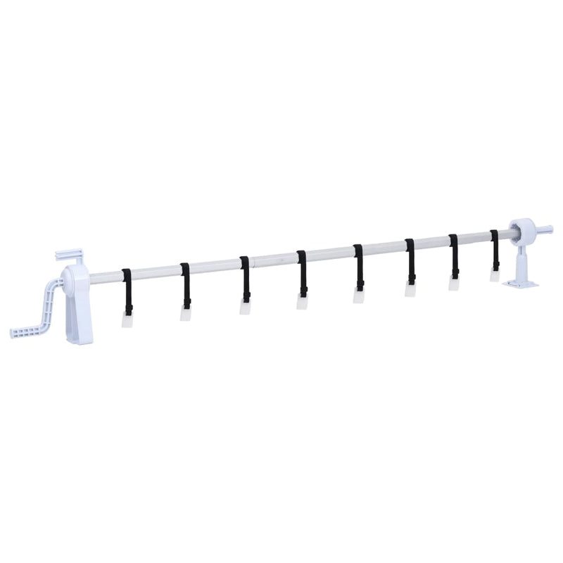 Vidaxl zwembadhoesroller met kunststof frame
