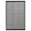 Vidaxl raamhor plissé 80x160 cm aluminium antraciet