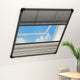 Vidaxl Raamhor Plissé con malversación de aluminio 80x100 cm