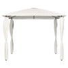 Vidaxl Arbor con coperture per pole 160 g m² 3x3x2,6 m crema