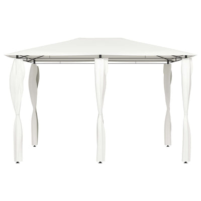 Vidaxl Arbor con coperture per pole 160 g m² 3x4x2,6 m crema