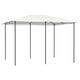 Vidaxl Arbor 160 g m² 3x4x2,6 m crema