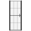 Porta doccia Vidaxl 81x195 cm Black indurito