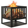 Chimenea de Vidaxl 40x40x40 cm de acero