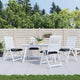 Cuscini da sedia Vidaxl 4 pezzi 40x40x7 cm tessuto oxford antracite -lorato