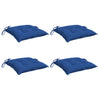 Vidaxl stoelkussens 4 st 40x40x7 cm oxford stof blauw