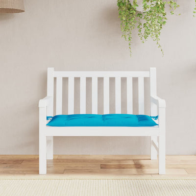 Vidaxl Garden bench cushion 100x50x7 cm Oxford fabric light blue